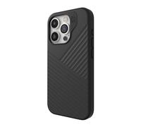 ZAGG Denali Snap - Custodia per iPhone 15 Pro, protezione dalle cadute (5 m), custodia per cellulare testurizzata a doppio strato, design antiscivolo, custodia per telefono MagSafe, nero