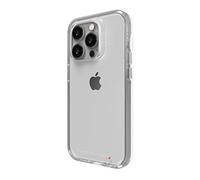 ZAGG Gear 4 Crystal Palace D30 Custodia protettiva compatibile con iPhone 14 Pro, sottile, leggera, antiurto, MagSafe, ricarica wireless, trasparente