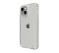 ZAGG Gear 4 Crystal Palace D30 - Custodia protettiva compatibile con iPhone 14, sottile, leggera, antiurto, MagSafe, ricarica wireless, (trasparente)
