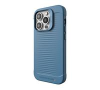 ZAGG Gear 4 Havana D30 - Custodia protettiva compatibile con iPhone 14 Pro Max, sottile, antiurto, ricarica wireless, colore: Blu