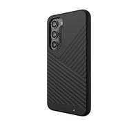 ZAGG Gear4 Denali - Custodia per Samsung Galaxy S23 Series (testurizzata), protezione contro le cadute fino a 5 m, funziona con sistemi di ricarica wireless, piastra posteriore rinforzata con