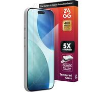 ZAGG Glass Elite - Pellicola protettiva per iPhone 17-5X, in vetro temperato, tecnologia ClearPrint per una chiarezza senza sbavature, sensazione liscia, copertura completa, InvisibleShield, facile