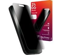 ZAGG Glass Elite Privacy 360 per iPhone 16/15 - Privacy 4 Vie, Vetro Temperato Ultra Resistente