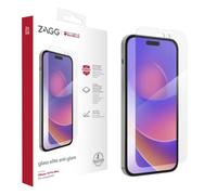 ZAGG InvisibleShield Glass Elite - Pellicola protettiva per iPhone 14 Pro Max, antiriflesso, antiurto, antimacchia, antigraffio, antimicrobica, trasparente