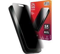 ZAGG InvisibleShield Glass Elite - Pellicola protettiva per iPhone 15 Pro Max, 5 volte più resistente, con bordi rinforzati, filtro privacy a 2 vie, superficie antigraffio e resistente alle sbavature,