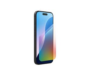 ZAGG InvisibleShield Glass Elite VisionGuard Protezione Schermo in Vetro Temperato per iPhone 16 e iPhone 15 [6,1 Pollici], Resistente a Graffi e Impronte, Filtro Luce Blu, Antiurto (Trasparente)