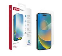 ZAGG InvisibleShield Glass XTR2 Proteggi Schermo in Vetro Temperato per iPhone 14 Pro [6,1"], Copertura Totale, Anti-Riflesso, Filtro Blu, Alta Sens., Facile App., Antiurto (Trasparente)