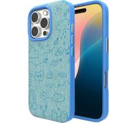 ZAGG London Snap Case per iPhone 16 Pro Max, design in tessuto ricamato, compatibile con MagSafe, protezione contro le cadute da 4 m con grafene, sottile e leggera, compatibile con ricarica wireless