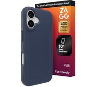 ZAGG Luxe - Custodia a scatto per iPhone 17, colore blu navy, grafene resistente per protezione dalle cadute (3 m), design sottile e leggero, compatibile con MagSafe