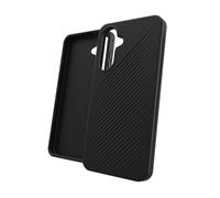 ZAGG Luxe Custodia per Samsung Galaxy A36 5G [6,7 pollici], ricarica wireless, protezione da cadute da 3 m, sottile, design ondulato, nero