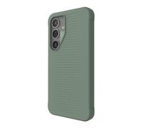 ZAGG Luxe - Custodia per Samsung Galaxy S24, con grafene, ultra sottile, resistente agli urti, protezione da cadute da 3 m, design ecologico, compatibile con ricarica wireless, verde salvia
