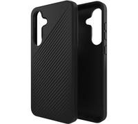 ZAGG Luxe - Custodia per Samsung Galaxy S24 FE, ecologica, protezione da cadute da 3 m, compatibile con ricarica wireless, sottile e leggera, realizzata con materiali riciclati, colore nero