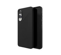 ZAGG Luxe Custodia Rinforzata in Grafene per Samsung Galaxy S25 Edge [6,7 Pollici], Design Sottile, Leggero e Flessibile, Presa Sicura, Antiurto (Nero)
