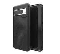 ZAGG Luxe Protective Case Compatible for Google Pixel 8 Pro, Durable, Anti-Microbial, Graphene, Lightweight, Flexible, Black