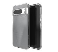 ZAGG Luxe Protective Case Compatible for Google Pixel 8 Pro, Durable, Anti-Microbial, Graphene, Lightweight, Flexible, Clear