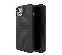 ZAGG Luxe Snap - Custodia protettiva per iPhone 15 Plus, protezione, materiale in Grafene, sottile, a prova d'urto,MagSafe, nera