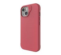 ZAGG Luxe Snap - Custodia protettiva per iPhone 15, protezione dalle cadute (3 m), materiale in grafene resistente, sottile e leggera, custodia MagSafe per iPhone 15, colore: rosso