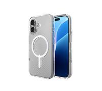 ZAGG Luxe Snap Custodia rinforzata in grafene per iPhone 16 [6,1 pollici], Compatibile con MagSafe, Design sottile e confortevole, Cover protettiva antiurto (Trasparente)