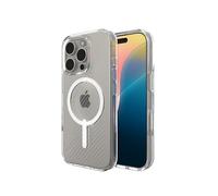 ZAGG Luxe Snap Custodia rinforzata in grafene per iPhone 16 Pro [6,3 pollici], Compatibile con MagSafe, Design sottile e confortevole, Cover protettiva antiurto (Trasparente)