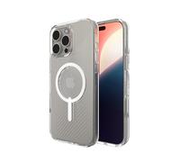 ZAGG Luxe Snap Custodia rinforzata in grafene per iPhone 16 Pro Max [6,9 pollici], Compatibile con MagSafe, Design sottile e confortevole, Cover protettiva antiurto (Trasparente)
