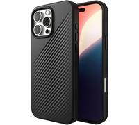 ZAGG Luxe Snap Custodia rinforzata in grafene per iPhone 16 Pro Max [6,9 pollici], Compatibile con MagSafe, Design sottile e confortevole, Cover protettiva antiurto (Nero)
