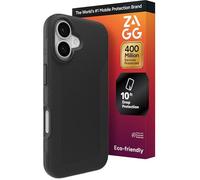 ZAGG Luxe Snap Phone Case for iPhone 17 - Black, Durable Graphene for Drop Protection (10ft/3m), Slim Lightweight Design, MagSafe Compatible