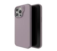ZAGG Manhattan - Custodia a scatto per iPhone 15 Pro Max, in silicone di alta qualità, materiale in grafene resistente, superficie liscia con comoda impugnatura ondulata, custodia MagSafe, lavanda