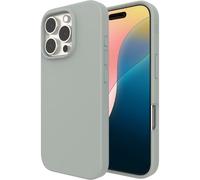 ZAGG Manhattan Snap Cover per iPhone 16 Pro Compatibile con MagSafe, Anticaduta da 4 m, Rinforzata con Grafene Silicone Morbido Design Sottile e Leggero 96% Contenuto Riciclato, Grigio Acqua Schiuma