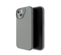 ZAGG Manhattan Snap - Custodia per iPhone 15/14/13, in silicone di alta qualità, in grafene resistente, superficie liscia con comoda impugnatura ondulata, custodia MagSafe, verde salvia