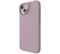 ZAGG Manhattan Snap - Custodia per iPhone 15 Plus/14 Plus, in silicone di alta qualità, in grafene resistente, superficie liscia con comoda impugnatura ondulata, custodia MagSafe, viola lavanda