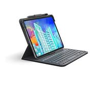 ZAGG Messenger Folio 2 Tastiera per iPad 10.9 (10a generazione) Tablet, retroilluminazione, coppia più dispositivi, batteria lunga, nero, (inglese)