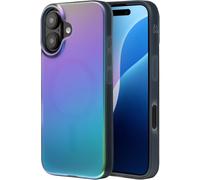 ZAGG Milan Snap Case Rinforzato in Grafene per iPhone 16 [6,1 pollici], MagSafe Compatibile, Anti-Giallo, Design Sottile, Presa Sicura, Shockproof (Raven Feather)