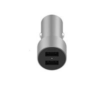 ZAGG mophie Caricabatteria da auto, doppia porta USB-A, ricarica rapida 24W, argento
