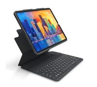 ZAGG Pro Keys - Tastiera e custodia compatibile con iPad Pro da 12,9" (3a, 4a, 5a generazione), include pennino, QWERTY, retroilluminazione, (nero) (nordico)