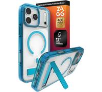 ZAGG Santa Cruz - Custodia a scatto con cavalletto per iPhone 17 Pro Max, protezione contro le cadute (4 m), compatibile con ricarica MagSafe, tecnologia anti-ingiallimento, custodia per telefono
