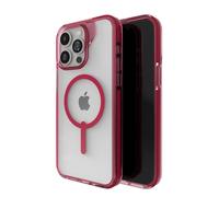 ZAGG Santa Cruz - Custodia a scatto per iPhone 15 Pro Max, custodia per iPhone MagSafe, protezione dalle cadute (4 m), grafite resistente, anti-ingiallimento e antigraffio, colore magenta