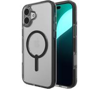 ZAGG Santa Cruz Snap Case rinforzato in grafene per iPhone 16 Plus [6,7 pollici], compatibile con MagSafe, anti-ingiallimento, resistente ai graffi, design sottile, cover posteriore antiurto (Nero)