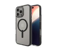 ZAGG Santa Cruz Snap Custodia per Apple iPhone 16 Pro Max, Nero/Trasparente