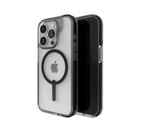 ZAGG Santa Cruz Snap - Custodia rinforzata in grafene per iPhone 15 Pro [6,1 pollici], compatibile con MagSafe, anti-ingiallimento, antiurto, cover posteriore per telefono (nero)