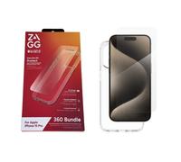 ZAGG Scudo Invisibile Elite Vetro Temperato+ Trasparente Custodia per IPHONE 15