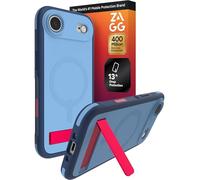 ZAGG Sedona - Custodia a scatto con cavalletto per iPhone Air, protezione contro le cadute (4 m), protezione multistrato con pulsante fotocamera, custodia MagSafe per telefono con paraurti antiurto