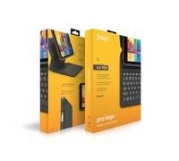 ZAGG Tastiera Pro Keys e custodia con portamatite realizzata per Apple iPad 10.2 (7a, 8a, 9a generazione), tasti retroilluminati stile laptop, QWERTY inglese, funzione auto sleep/wake, nero/grigio