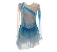 Zagitova Abito Da Pattinaggio Artistico Da Donna, Abbigliamento Da Pattinaggio Sul Ghiaccio Da Bambina, Costumi Da Spettacolo Con Sfumature(L)