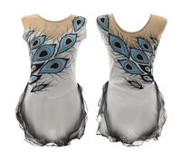 Zagitova Abito Da Pattinaggio Artistico For Ragazze For La Competizione, Abbigliamento Da Pattinaggio Sul Ghiaccio Senza Maniche, Costumi Scintillanti For Le Esibizioni Di Squadra(S)