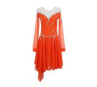 Zagitova Abito Da Pattinaggio Di Figura Abbigliamento Da Performance Artistica For Ragazze Da Donna Costumi Da Competizione Di Pattinaggio A Rotelle Leggeri(3XL)