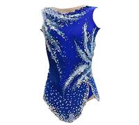 Zagitova Body Da Ginnastica Ritmica Senza Maniche, Body Da Danza Classica Scintillante Da Donna, Personalizzabile(S)