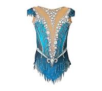 Zagitova Body Da Ginnastica Ritmica Senza Maniche For La Squadra Diamond, Uniforme Da Competizione For Ginnastica Competitiva