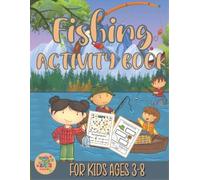 Zags Press fishing activity book for kids ages 3-8 (Tascabile)