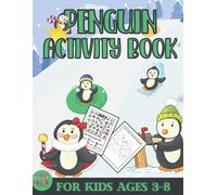 Zags Press penguin activity book for kids ages 3-8 (Tascabile)