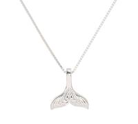 ZAGZIG Collana Girocollo in Argento Sterling 925 con Coda di Sirena, Balena e Delfino, Regalo Fatta a Mano